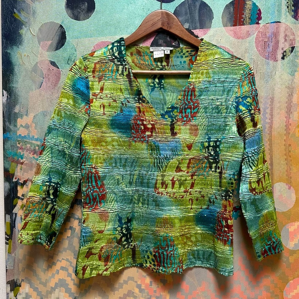 Alberto Makali Vintage 90s Y2K designer top